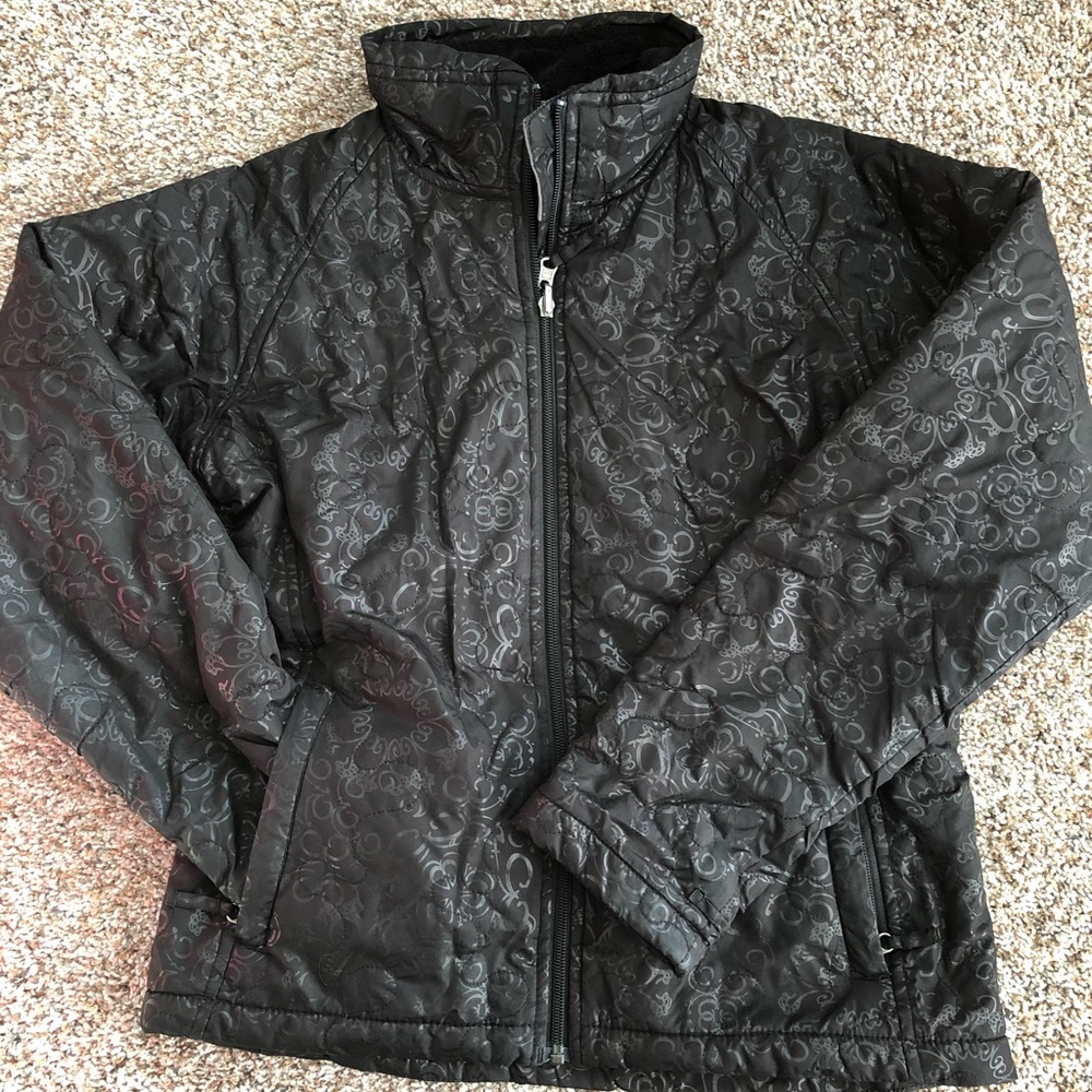 Black on black ladies White Sierra jacket *bogo*